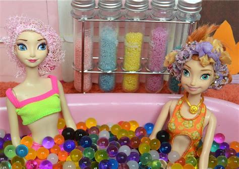 elsa anna barbie doll|elsa and anna bath time.